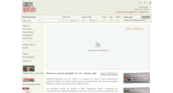 Desktop Screenshot of concepthospitality.com